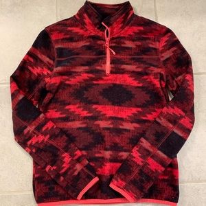 Tribal Print/ Aztec Fleece Pullover